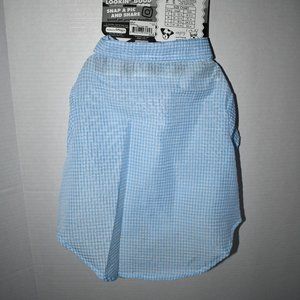 Woof Pet Apparel Blue Woven Shirt Size: MED # KH4080-M-INT NWT